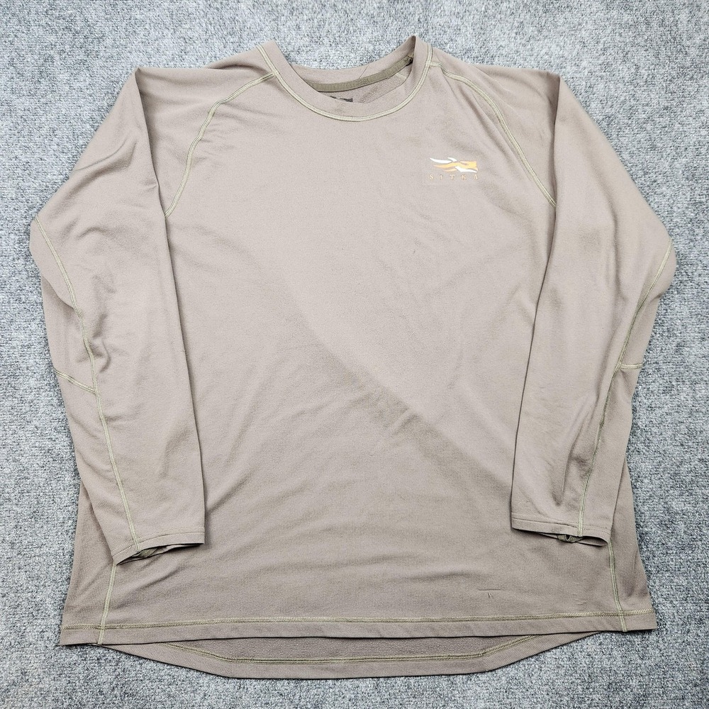 Sitka Core Light Weight Shirt Mens 3XL Gray Performance Base Layer Hunting 10033